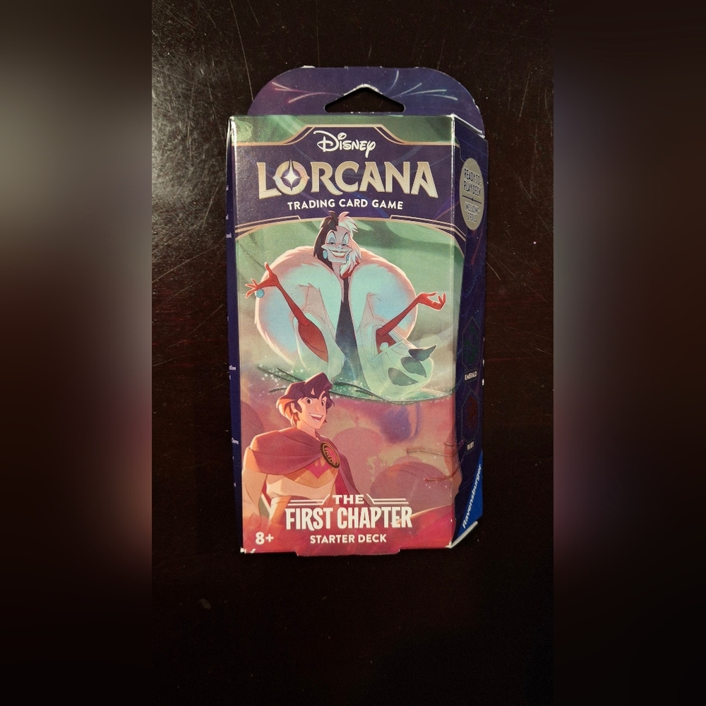 BNWT RAVENSBURGER DISNEY LORCANA TRADING CARD STARTER DECK